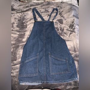 Jean Skirt Overalls